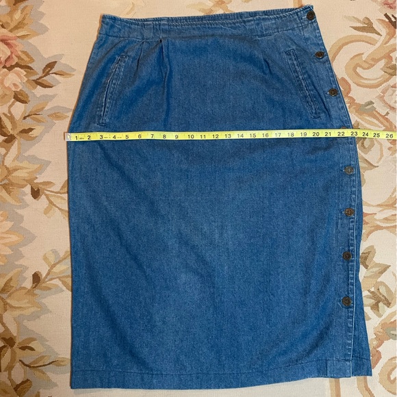 Side button Denim skirt by truly your sport size 16 - Picture 4 of 5